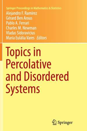 Topics in Percolative and Disordered Systems de Alejandro F. Ramírez