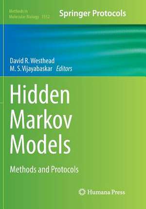 Hidden Markov Models: Methods and Protocols de David R. Westhead