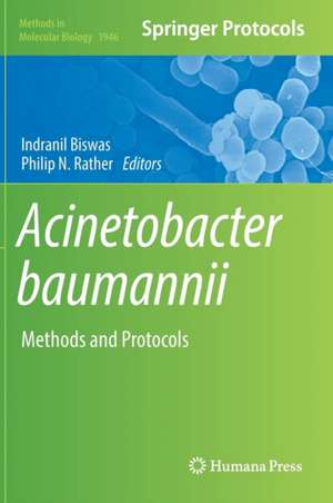 Acinetobacter baumannii: Methods and Protocols de Indranil Biswas