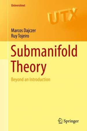 Submanifold Theory: Beyond an Introduction de Marcos Dajczer