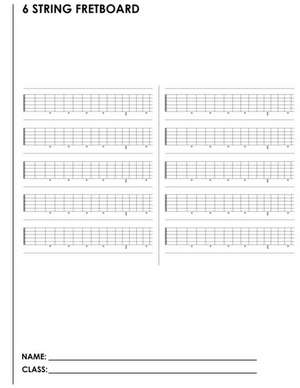 6 String Fretboard de Joe Dolan