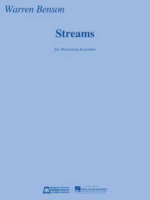 Streams for Seven Percussionists: Score and Parts de Warren Benson