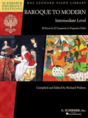 Baroque to Modern: Intermediate Level de Richard Walters