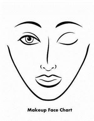 Makeup Face Chart de Sarie Smith