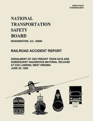 Railroad Accident Report de National Transportation Safety Board