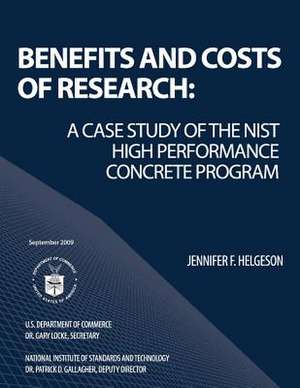 Benefits and Costs of Research de U. S. Depar Tment of Commerce