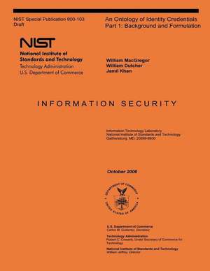 Nist Special Publication 800-103 de U S Dept of Commerce