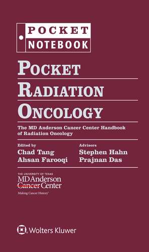 Pocket Radiation Oncology de Chad Tang MD