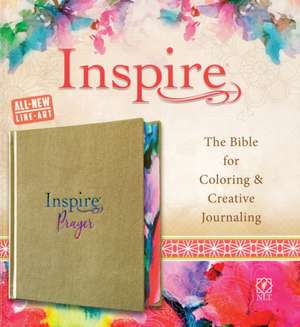 Inspire Prayer Bible NLT (Hardcover Leatherlike, Metallic Gold)