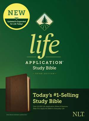 NLT Life Application Study Bible, Third Edition (Leatherlike, Dark Brown/Brown)