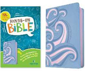 NLT Hands-On Bible, Third Edition (Leatherlike, Periwinkle Pink Waves) de Tyndale