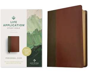 NLT Life Application Study Bible, Third Edition, Mahaogany de Tyndale