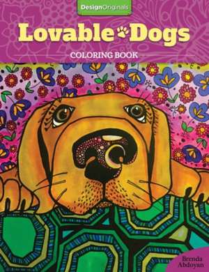 Lovable Dogs Coloring Book de Brenda Abdoyan