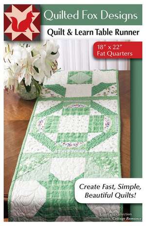 Quilt & Learn Table Runner Quilt Pattern de Suzanne Mcneill