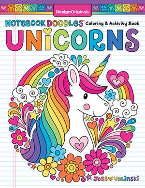 Notebook Doodles Unicorns de Jess Volinski