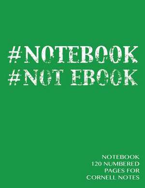 Notebook 120 Numbered Pages for Cornell Notes de Spicy Journals