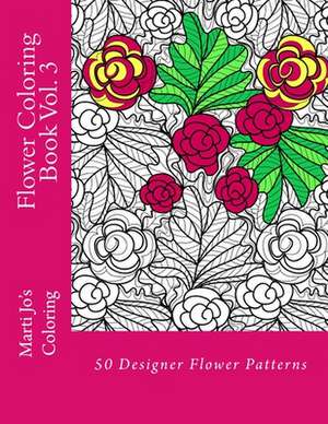 Flower Coloring Book Vol. 3