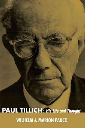 Paul Tillich de Wilhelm Pauck