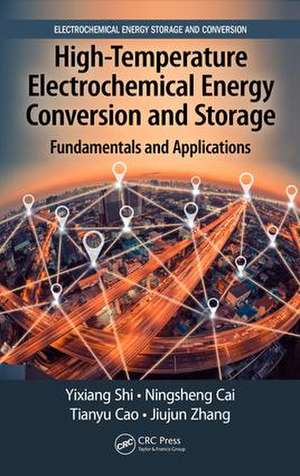 High-Temperature Electrochemical Energy Conversion and Storage: Fundamentals and Applications de Yixiang Shi