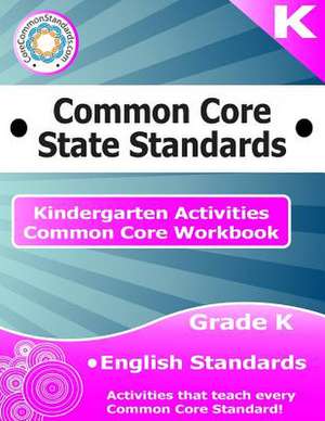 Kindergarten Common Core Workbook de Corecommonstandards Com