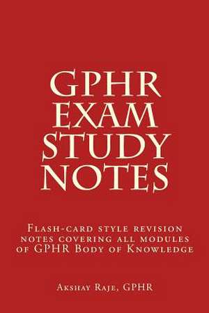 Gphr Exam Study Notes de Akshay Raje