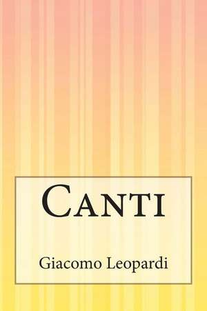 Canti de Giacomo Leopardi