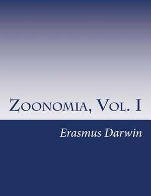 Zoonomia, Vol. I de Erasmus Darwin