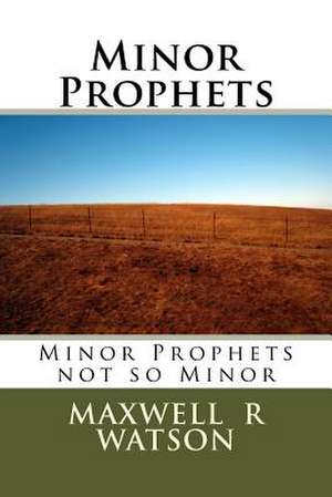 Minor Prophets de MR Maxwell R. Watson