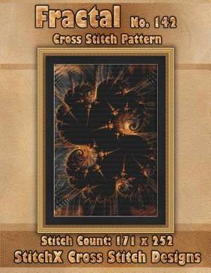 Fractal No. 142 Cross Stitch Pattern de Tracy Warrington