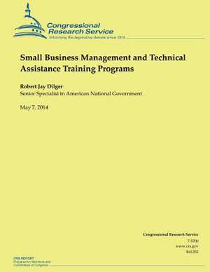 Small Business Management and Technical Assistance Training Programs de Robert Jay Dilger