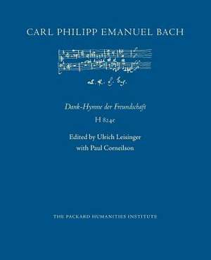 Dank-Hymne Der Freundschaft de Carl Philipp Emanuel Bach