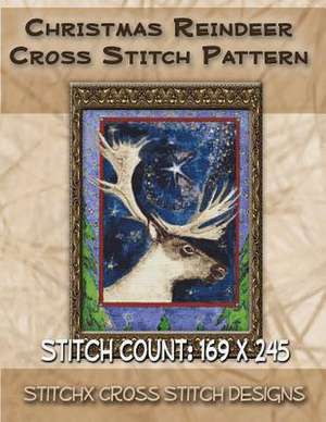 Christmas Reindeer Cross Stitch Pattern de Tracy Warrington