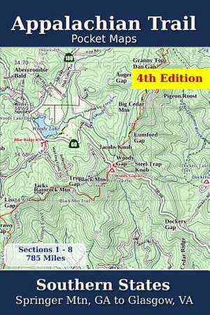 Appalachian Trail Pocket Maps - Southern States