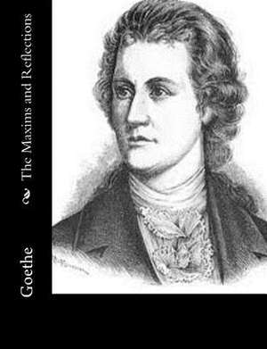 The Maxims and Reflections de Johann Wolfgang von Goethe