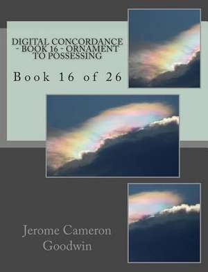 Digital Concordance - Book 16 - Ornament to Possessing de MR Jerome Cameron Goodwin