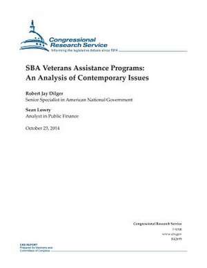 Sba Veterans Assistance Programs de Congressional Research Service