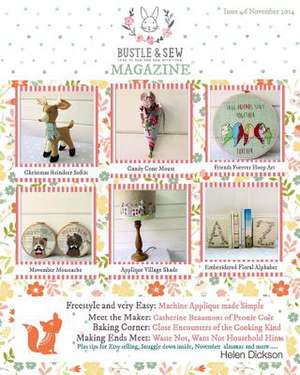 Bustle & Sew Magazine November 2014 de Helen Dickson