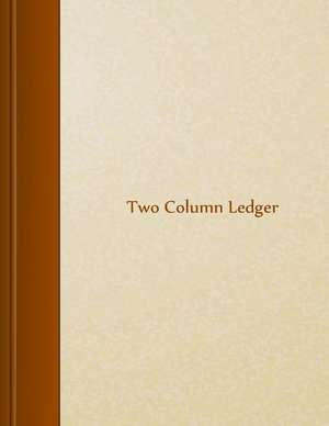 Two Column Ledger de Publishing, Inc Gelding