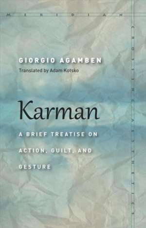 Karman de Giorgio Agamben