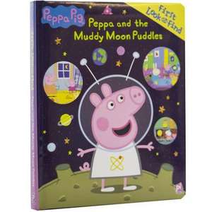 Peppa Pig: Peppa and the Muddy Moon Puddles First Look and Find de Erin Rose Wage