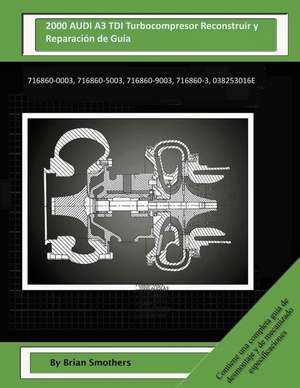 2000 Audi A3 Tdi Turbocompresor Reconstruir y Reparacion de Guia de Brian Smothers