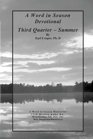 A Word in Season Devotional Third Quarter de Earl Cooper Ph. D.