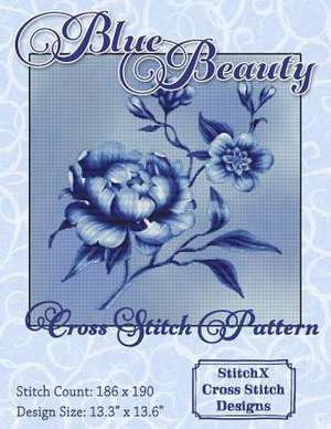 Blue Beauty Cross Stitch Pattern de Tracy Warrington