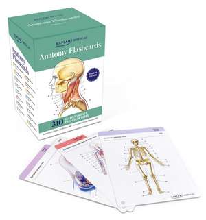 Anatomy Flashcards: 300 Flashcards with Anatomically Precise Drawings and Exhaustive Descriptions + 10 Customizable Bonus Cards and Sorting Ring for Custom Study de Stephanie McCann