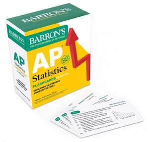 AP Statistics Flashcards, Fifth Edition: Up-to-Date Practice de Barron's Educational Series