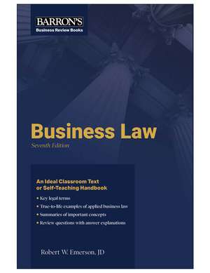 Business Law de Barron's Educational Series