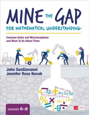 Mine the Gap for Mathematical Understanding, Grades 6-8: Common Holes and Misconceptions and What To Do About Them de John J. SanGiovanni