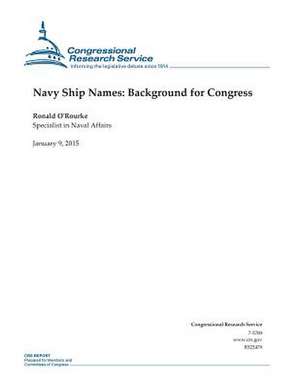 Navy Ship Names de Congressional Research Service