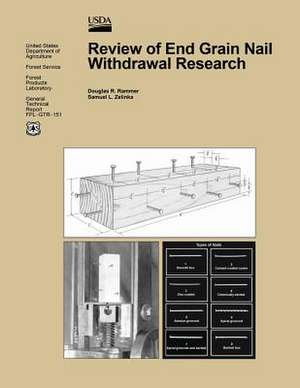 Review of End-Grain Nail Withdrawal Research de United States Department of the Interior