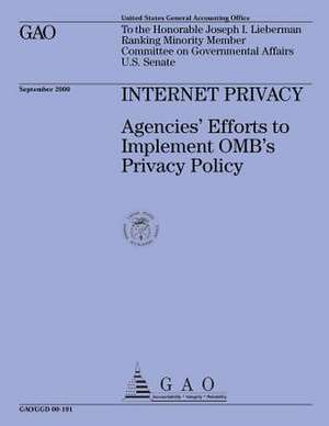 Internet Privacy de Government Accountability Office (U S )